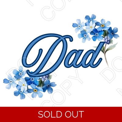 Forget me not flower design for solar light